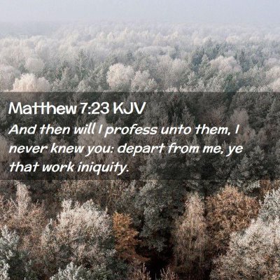 Matthew 7:23 KJV Free Bible Images