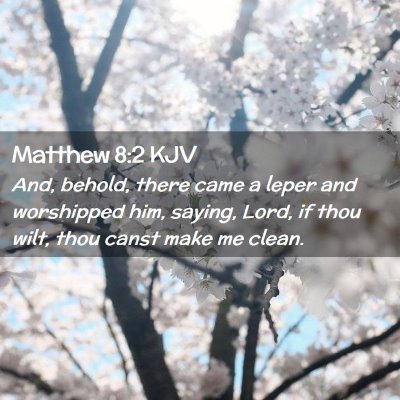 Matthew 8:2 KJV Free Bible Images