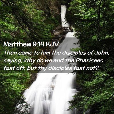 Matthew 9:14 KJV Free Bible Images