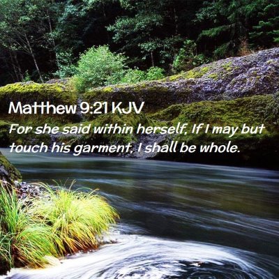 Matthew 9:21 KJV Free Bible Images