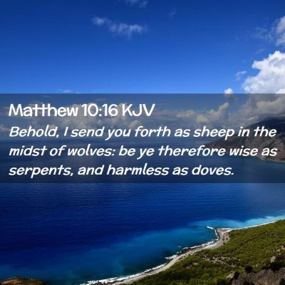 Matthew 10:16 KJV Free Bible Images