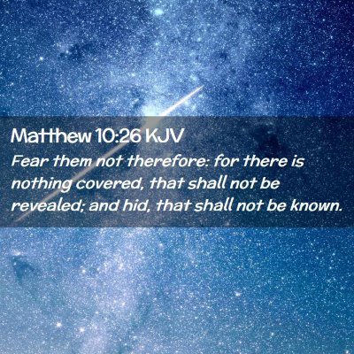 Matthew 10:26 KJV Free Bible Images