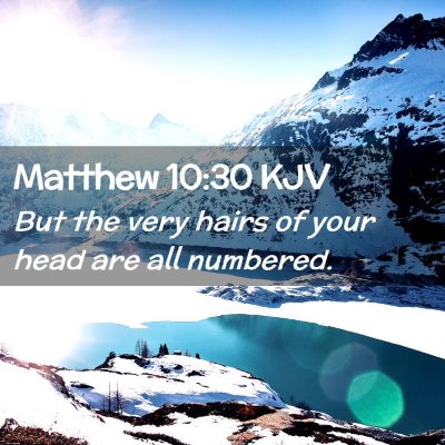 Matthew 10:30 KJV Free Bible Images