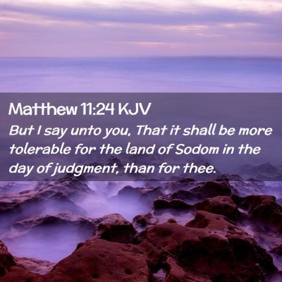 Matthew 11:24 KJV Free Bible Images