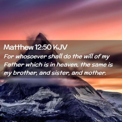 Matthew 12:50 KJV Free Bible Images