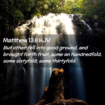 Matthew 13:8 KJV Free Bible Images