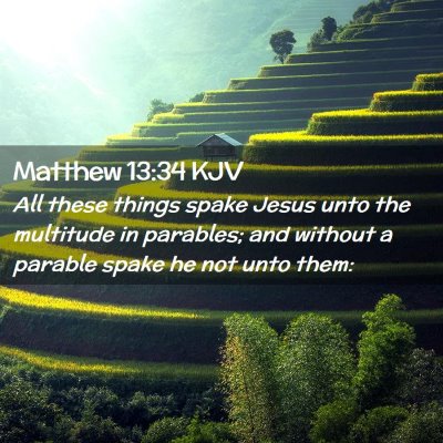 Matthew 13:34 KJV Free Bible Images