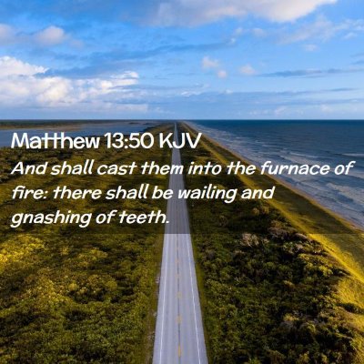 Matthew 13:50 KJV Free Bible Images