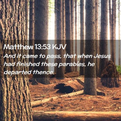 Matthew 13:53 KJV Free Bible Images