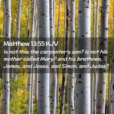 Matthew 13:55 KJV Free Bible Images