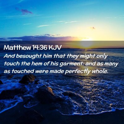 Matthew 14:36 KJV Free Bible Images