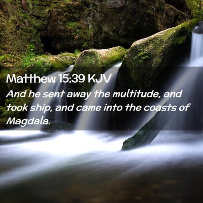 Matthew 15:39 KJV Free Bible Images