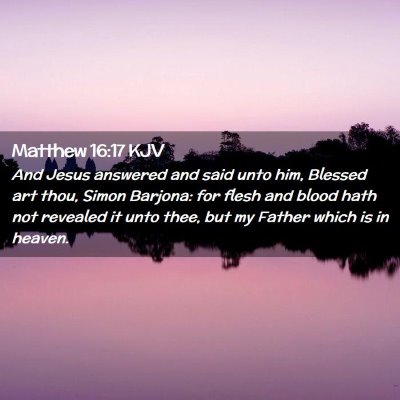 Matthew 16:17 KJV Free Bible Images