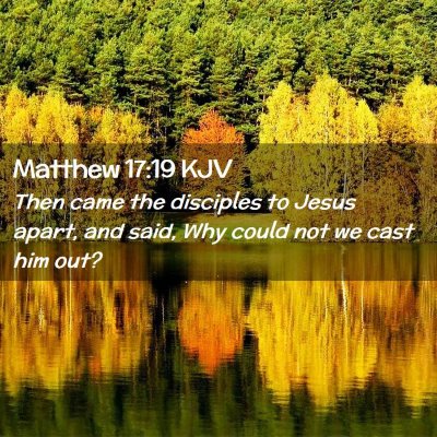 Matthew 17:19 KJV Free Bible Images