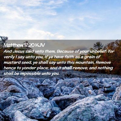 Matthew 17:20 KJV Free Bible Images