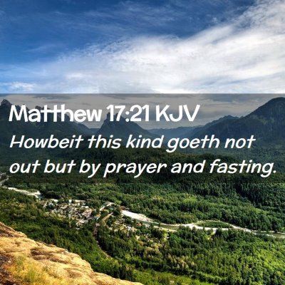 Matthew 17:21 KJV Free Bible Images