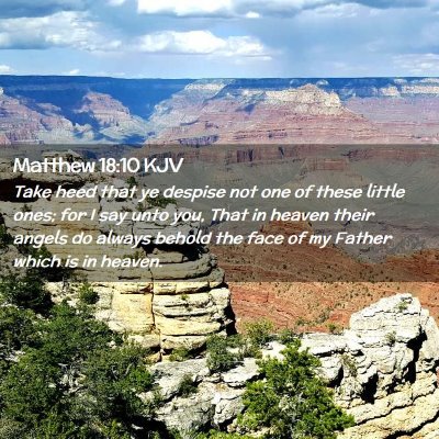 Matthew 18:10 KJV Free Bible Images