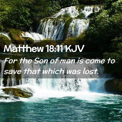 Matthew 18:11 KJV Free Bible Images