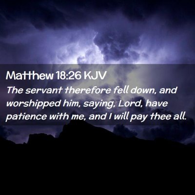 Matthew 18:26 KJV Free Bible Images