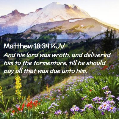 Matthew 18:34 KJV Free Bible Images