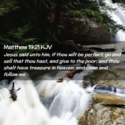 Matthew 19:21 KJV Free Bible Images