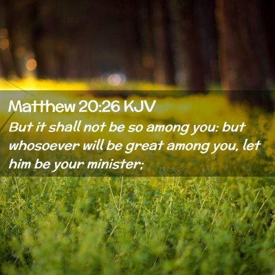 Matthew 20:26 KJV Free Bible Images