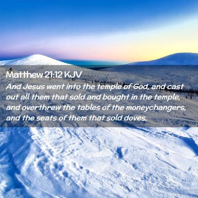 Matthew 21:12 KJV Free Bible Images