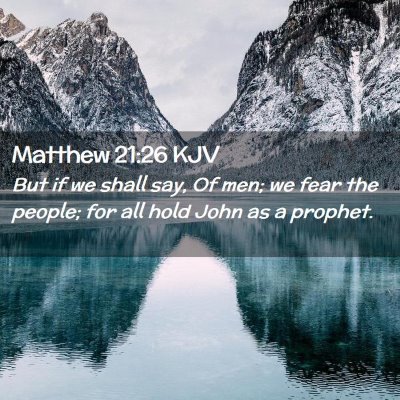 Matthew 21:26 KJV Free Bible Images