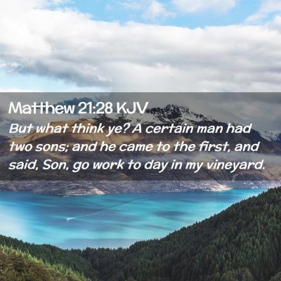 Matthew 21:28 KJV Free Bible Images