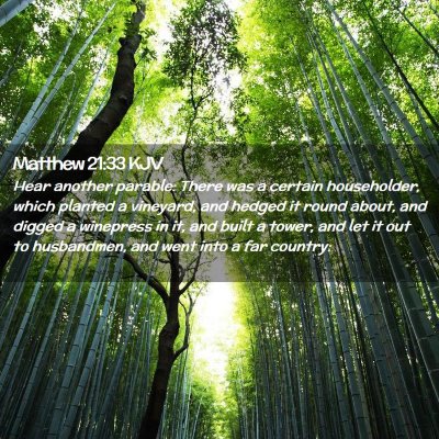 Matthew 21:33 KJV Free Bible Images