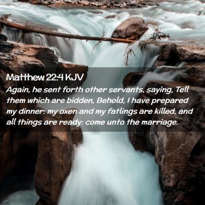 Matthew 22:4 KJV Free Bible Images