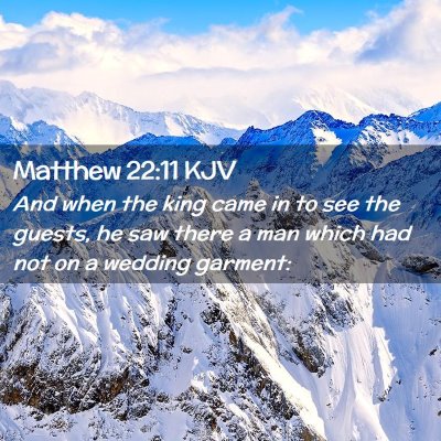 Matthew 22:11 KJV Free Bible Images