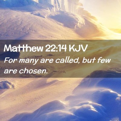 Matthew 22:14 KJV Free Bible Images