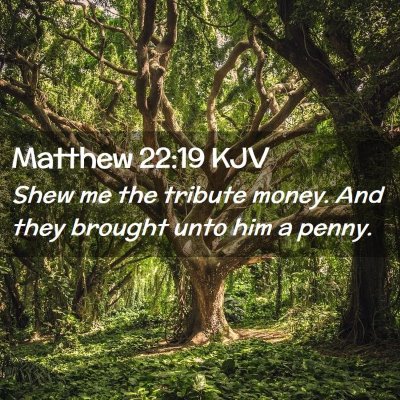 Matthew 22:19 KJV Free Bible Images