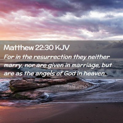 Matthew 22:30 KJV Free Bible Images