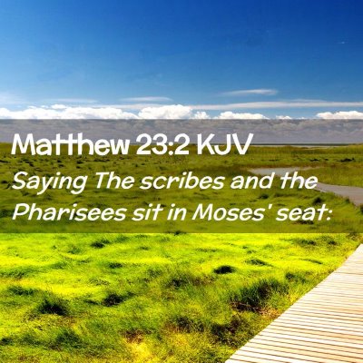 Matthew 23:2 KJV Free Bible Images