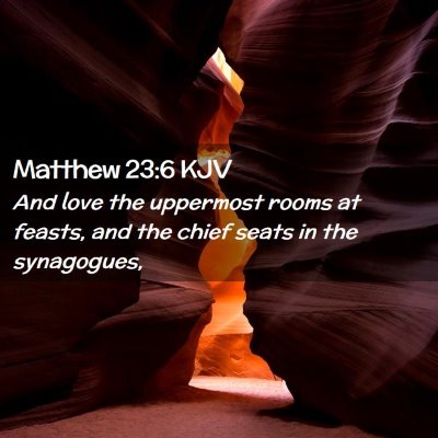 Matthew 23:6 KJV Free Bible Images