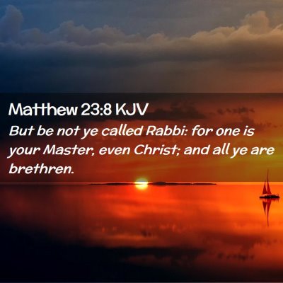 Matthew 23:8 KJV Free Bible Images