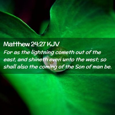 Matthew 24:27 KJV Free Bible Images