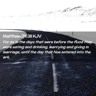 Matthew 24:38 KJV Free Bible Images