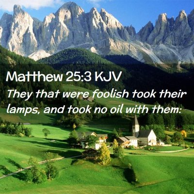 Matthew 25:3 KJV Free Bible Images