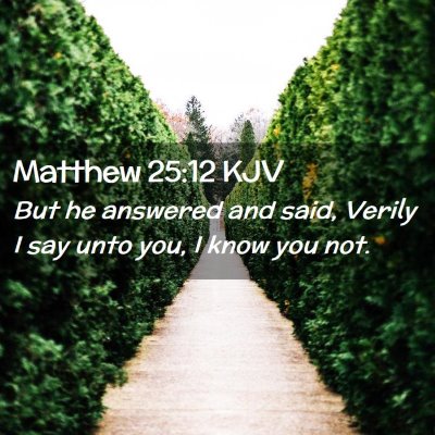 Matthew 25:12 KJV Free Bible Images