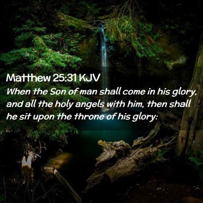 Matthew 25:31 KJV Free Bible Images