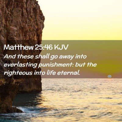 Matthew 25:46 KJV Free Bible Images