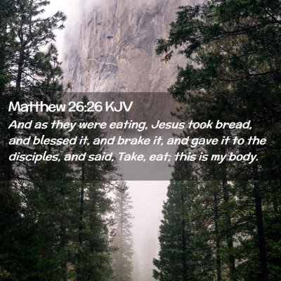 Matthew 26:26 KJV Free Bible Images