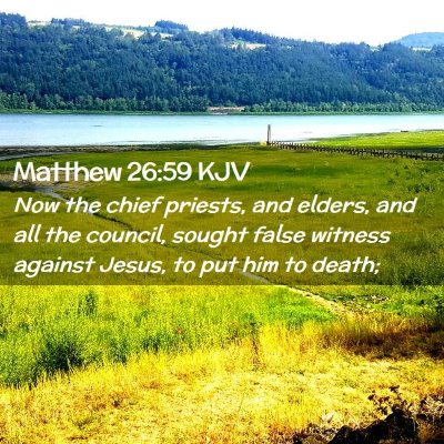 Matthew 26:59 KJV Free Bible Images