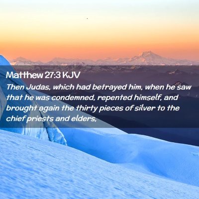 Matthew 27:3 KJV Free Bible Images