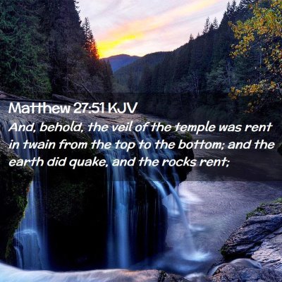 Matthew 27:51 KJV Free Bible Images