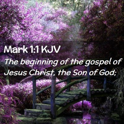 Mark 1:1 KJV Free Bible Images