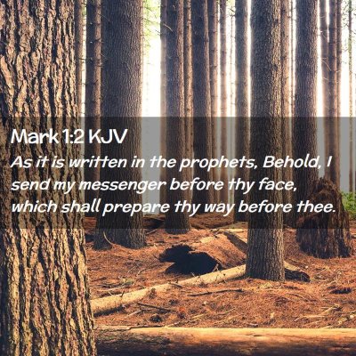 Mark 1:2 KJV Free Bible Images